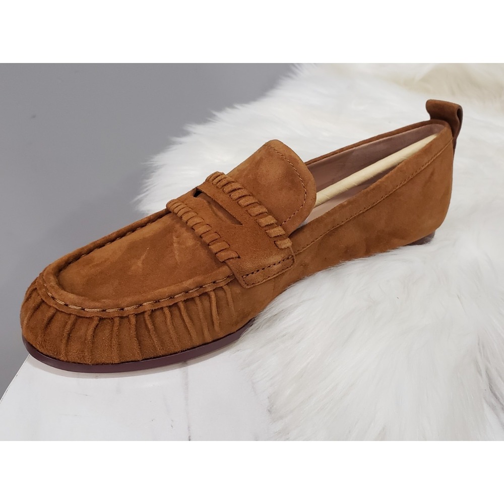 NEW‎ NO BOX SZ 8 Cole Haan Danby Travel Tobacco Loafers Moccasin Suede W33745 - Picture 5 of 9